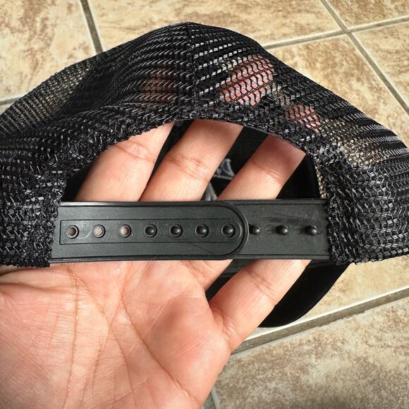 DJ Bad Ash Trucker Hat Baseball Cap Adjustable Black Embroidered - Picture 9 of 9